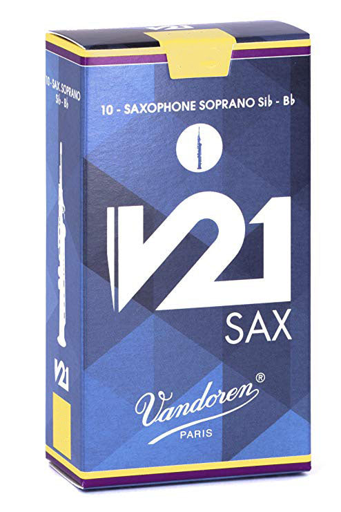 Vandoren V21 Soprano Sax, Box of 10 - Strength 3.5