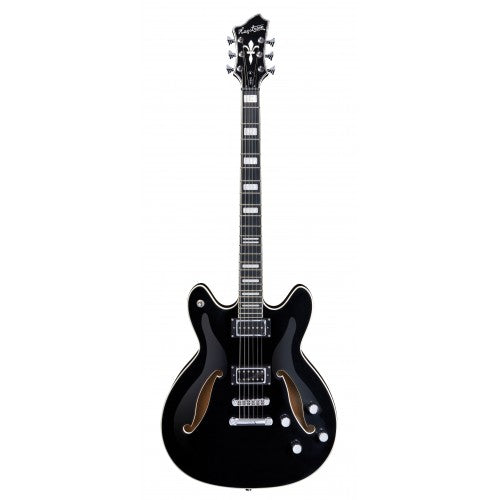 Hagstrom Viking Deluxe Baritone Black